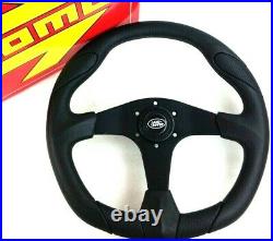 Genuine Momo Quark 350mm steering wheel with hub. Land Rover Defender 36 spline