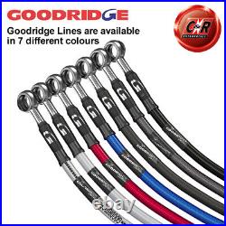 Goodridge Stl Red Hoses For Land Rover 88 Series III 2.25 71-80 SLR0101-3C-RD