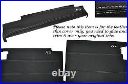 Grey Stitch Lower Door Card Kit Leather Skin Covers Fits Landrover Series 2a 3