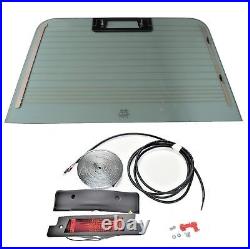 Heated Rear Door Glass (high Brake Light) Conv Kit For Land Rover Defender Seri