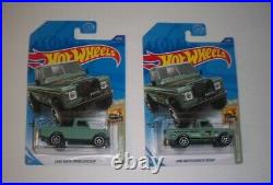 Hot Wheels Baja Blazers Land Rover Series lll Pickup Error Card With No Decals