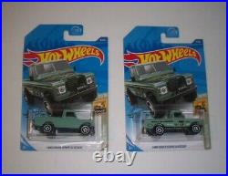 Hot Wheels Baja Blazers Land Rover Series lll Pickup Error Card With No Decals