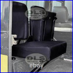 Individual Inward facing Rear Seat Black Land Rover Series/Def to`07 (DA4067)