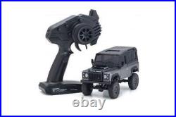 Kyosho 32526GM MINI-Z 4x4 Series Land Rover Defender 90 Grey/Black Ready Set