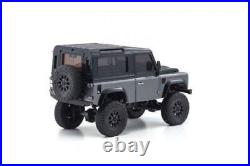 Kyosho 32526GM MINI-Z 4x4 Series Land Rover Defender 90 Grey/Black Ready Set