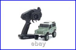 Kyosho 32527GR MINI-Z 4x4 Series Land Rover Defender 90 Green White Ready Set