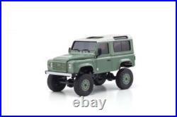 Kyosho 32527GR MINI-Z 4x4 Series Land Rover Defender 90 Green White Ready Set