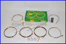 LAND ROVER SERIES 3 LWB LHD 4/6cyl Brake Pipe Set single line DA7431