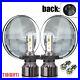 LED Headlights Pair For Land Rover Defender 90 110 RHD + LHD E MARKED 7 Inch H4