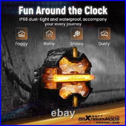 LED Pod Light 270° Beam 19200LM Spot Side Shooter For 4WD UTV Marine Boat 12V