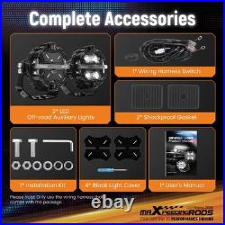 LED Pod Light 270° Beam 19200LM Spot Side Shooter For 4WD UTV Marine Boat 12V