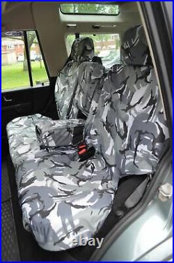 Land Rover Discovery Series 2 Tailored Waterproof Grey Camo Rear Seat Covers