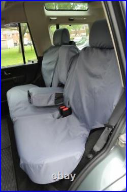 Land Rover Discovery Series 2 Tailored Waterproof Grey Rear Seat Covers UK Made