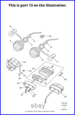 Land Rover Genuine Plinth Licence Plate Fits Defender 1987-2006 2007 On 345597