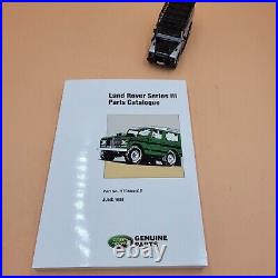 Land Rover Parts Catalogue Series 3 Part RTC9841CE