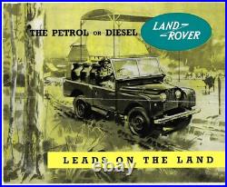 Land Rover Series 1 1957-58 UK Market Foldout Sales Brochure Petrol Diesel