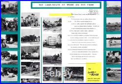 Land Rover Series 1 1957-58 UK Market Foldout Sales Brochure Petrol Diesel
