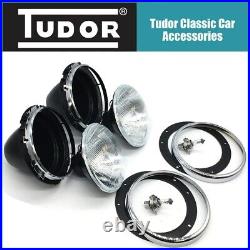 Land Rover Series 1, 2,2a Premium Halogen Conversion Headlight Pack TUDOR