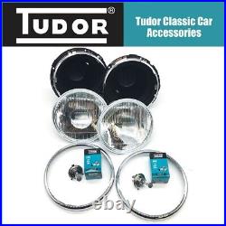 Land Rover Series 1, 2,2a Premium Halogen Conversion Headlight Pack TUDOR