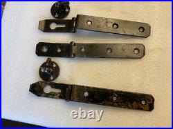 Land Rover Series 1 2 2a Seat Locker LID Hinge Hasp Set Tool Box Unused Original