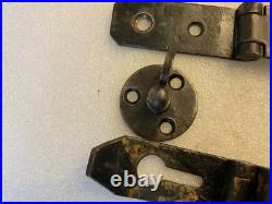 Land Rover Series 1 2 2a Seat Locker LID Hinge Hasp Set Tool Box Unused Original