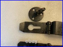 Land Rover Series 1 2 2a Seat Locker LID Hinge Hasp Set Tool Box Unused Original