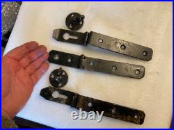 Land Rover Series 1 2 2a Seat Locker LID Hinge Hasp Set Tool Box Unused Original