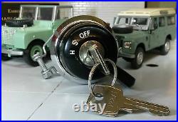 Land Rover Series 1 2 Lucas Sidelight Headlight Ignition Switch Knob Barrel Keys
