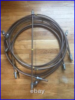 Land Rover Series 1 SWB 80 LHD Brake Pipe Line Set Kit Cupro Nickel 1180L