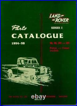 Land Rover Series 1 Workshop Manual, Restoration Manual & Parts Catalog BOOKS