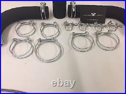 Land Rover Series 1 Woven Hoses & Double Wire Clips 1948-54 (Complete Set)