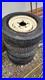 Land Rover Series 16 original steel wheels and tyres set of 4