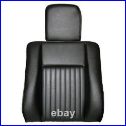 Land Rover Series 2, 2A & 3 Black Deluxe Vinyl Front Seats With Headrests