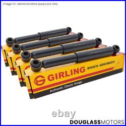 Land Rover Series 2 2A 3 Front & Rear Shock Absorber Kit Inc Bushes GIRLING