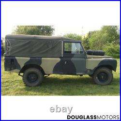 Land Rover Series 2 2A 3 LWB Full Canvas Hood without Windows Khaki 331259AG