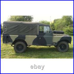 Land Rover Series 2 2A 3 LWB Full Canvas Hood without Windows Khaki 331259AG