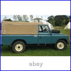 Land Rover Series 2 2A 3 LWB Full Canvas Hood without Windows Sand 331259SA
