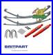 Land Rover Series 2 2A 3 Parabolic Springs Pair Rear 2 Leaf Kit DA2781 GA2781