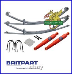 Land Rover Series 2 2A 3 Parabolic Springs Pair Rear 2 Leaf Kit DA2781 GA2781