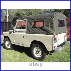 Land Rover Series 2 2A 3 SWB Full Canvas Hood with Windows Khaki 331113AG