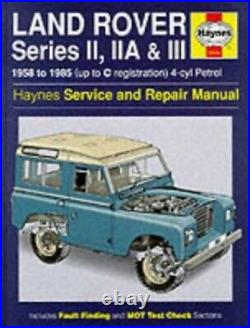 Land Rover Series 2, 2A and 3 1958-85 Service and. By Daniels, Marcus Hardback