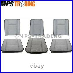 Land Rover Series 2 2a 3 88 County Grey Deluxe Front Seat Set 3 Front Seats
