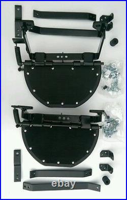 Land Rover Series 2, 2a & 3, Side Steps X2 With Brackets & Fixings, BR1456