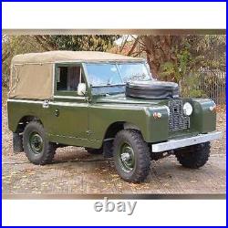 Land Rover Series 2 2a And 3 Swb Full Canvas Hood Without Windows In Sand