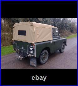 Land Rover Series 2 88 SWB hood with plain sides