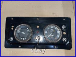 Land Rover Series 2a Centre instrument Panel With Clocks And Key