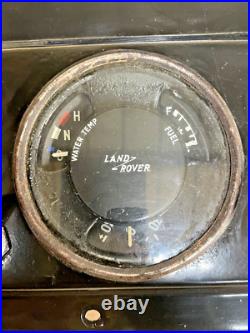 Land Rover Series 2a Centre instrument Panel With Clocks And Key