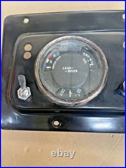 Land Rover Series 2a Centre instrument Panel With Clocks And Key