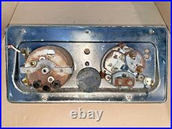 Land Rover Series 2a Centre instrument Panel With Clocks And Key