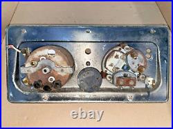 Land Rover Series 2a Centre instrument Panel With Clocks And Key
